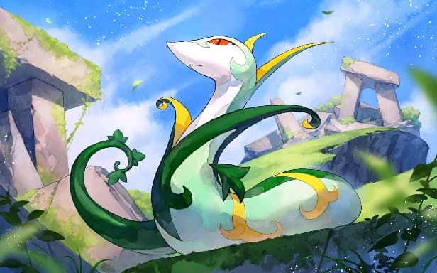 Serperior full art (Pokémon TCG Pocket)