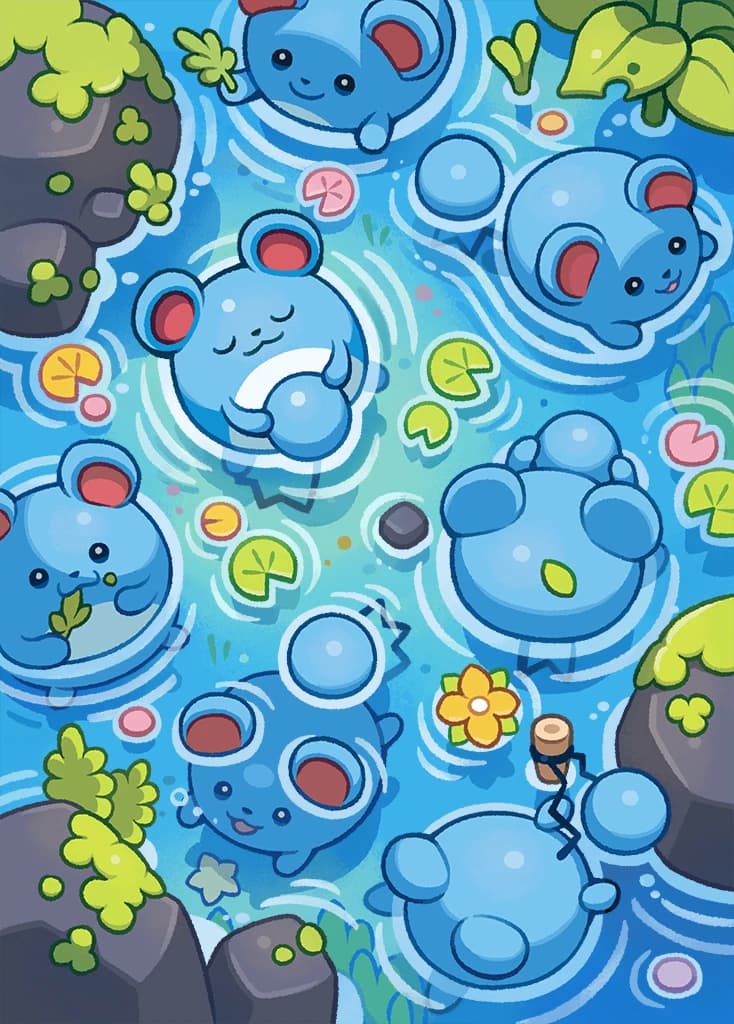 Marill full art (Pokémon TCG Pocket)