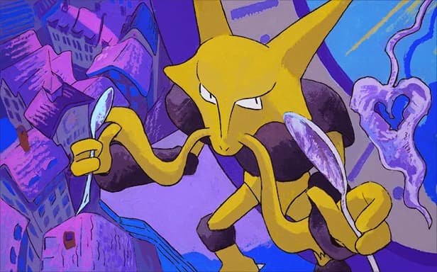 Alakazam full art (Pokémon TCG Pocket)