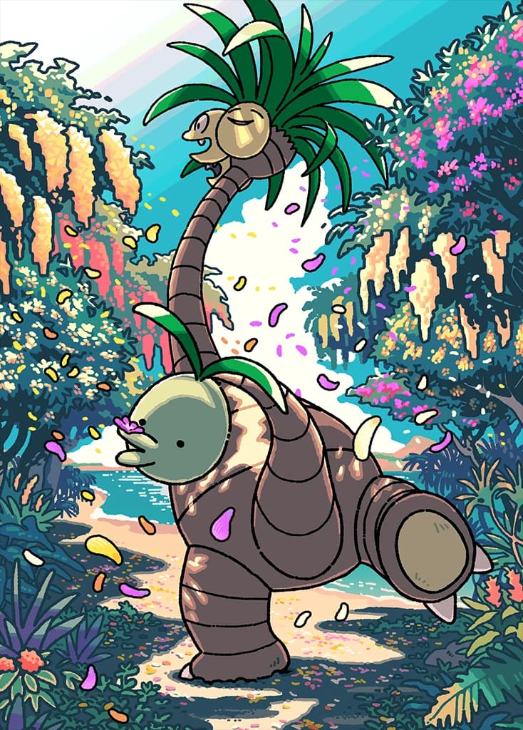 Alolan Exeggutor full art (Pokémon TCG Pocket)