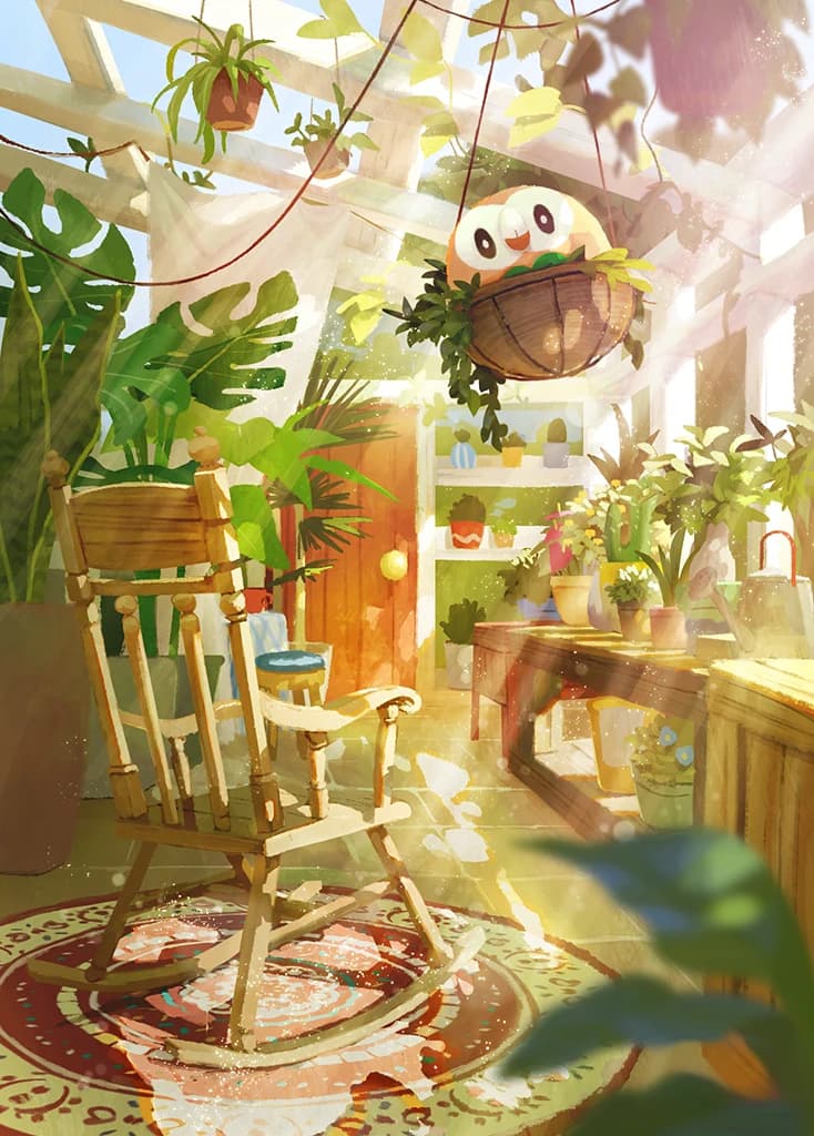 Rowlet full art (Pokémon TCG Pocket)
