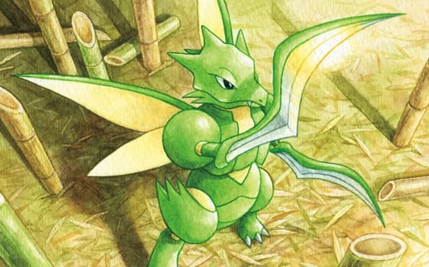 Scyther full art (Pokémon TCG Pocket)