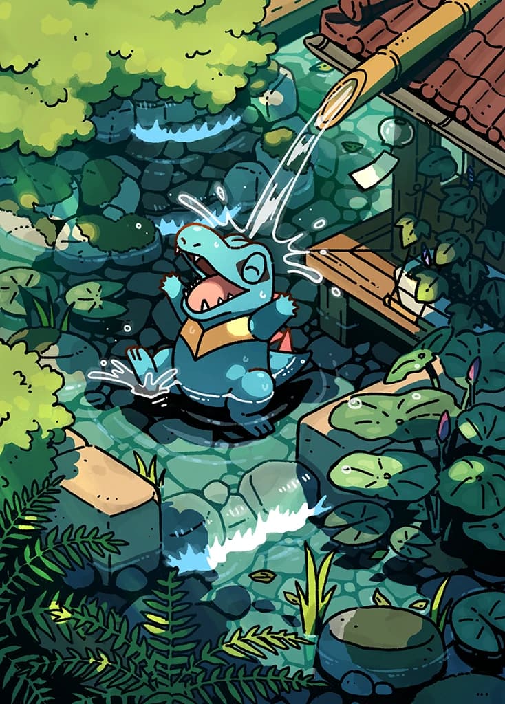 Totodile full art (Pokémon TCG Pocket)