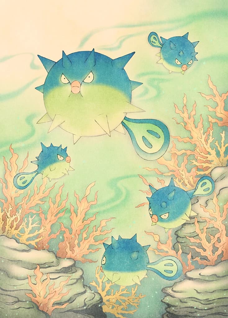 Qwilfish full art (Pokémon TCG Pocket)