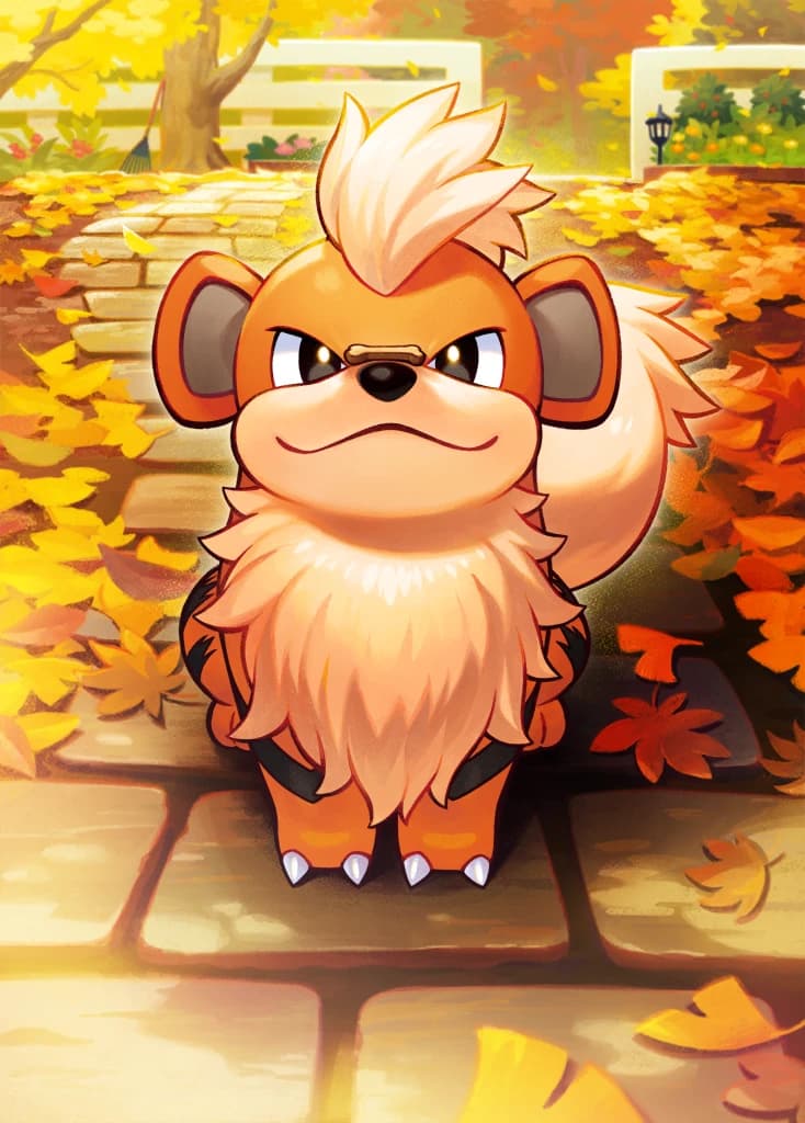Growlithe full art (Pokémon TCG Pocket)