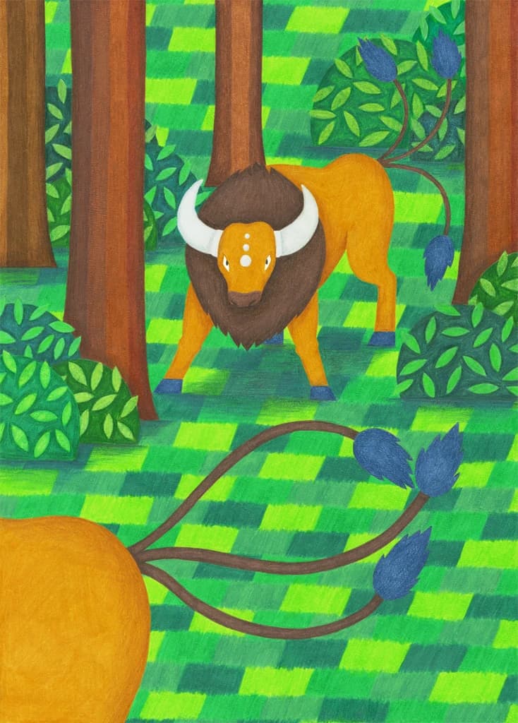 Tauros ex full art (Pokémon TCG Pocket)