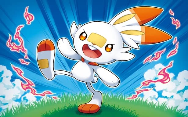 Scorbunny full art (Pokémon TCG Pocket)