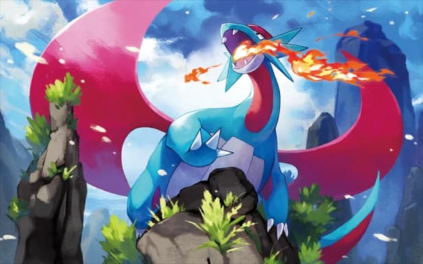 Salamence full art (Pokémon TCG Pocket)