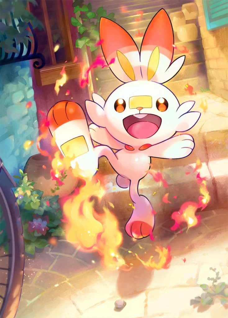 Scorbunny full art (Pokémon TCG Pocket)