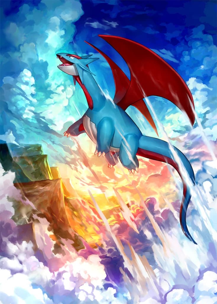 Salamence full art (Pokémon TCG Pocket)