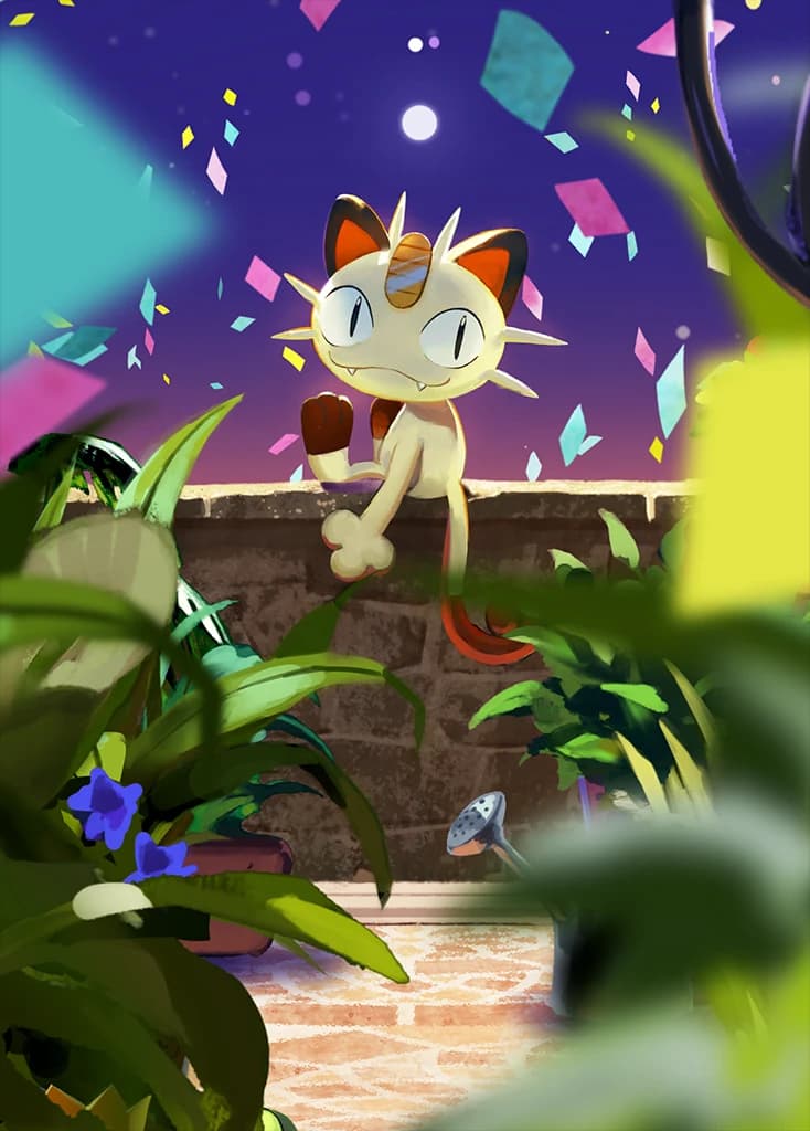 Meowth full art (Pokémon TCG Pocket)