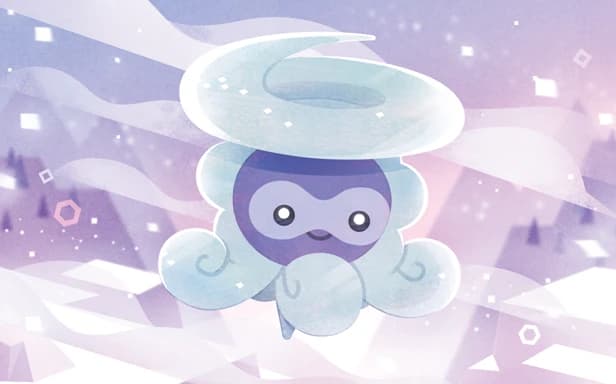Castform Snowy Form full art (Pokémon TCG Pocket)