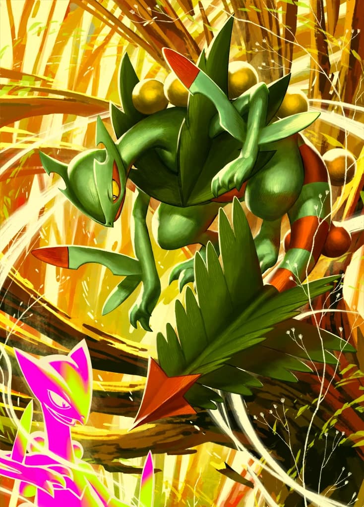Mega-Sceptile ex full art (Pokémon TCG Pocket)