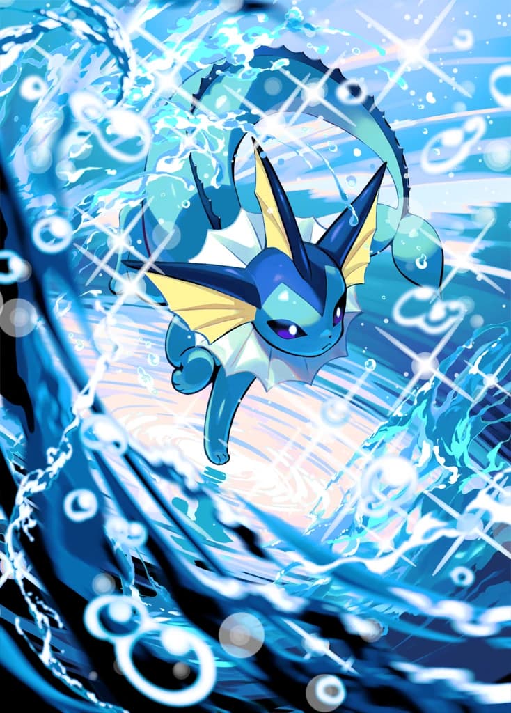 Vaporeon ex full art (Pokémon TCG Pocket)