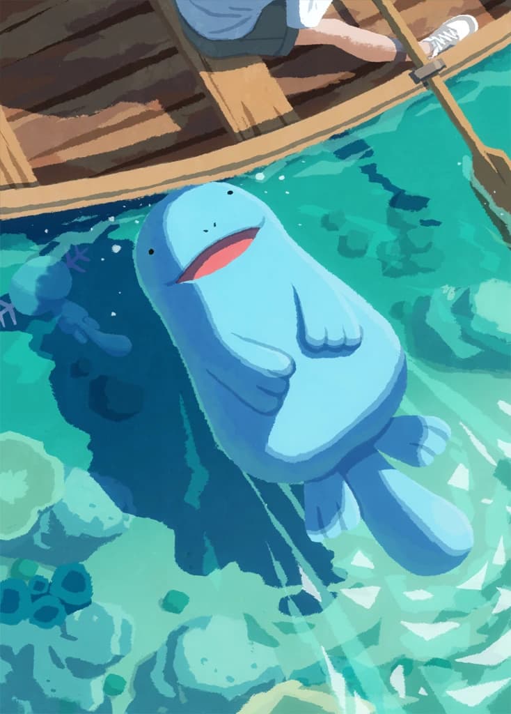 Quagsire full art (Pokémon TCG Pocket)