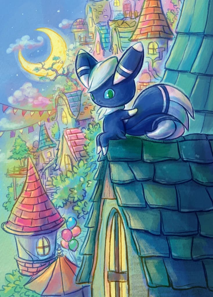 Meowstic full art (Pokémon TCG Pocket)