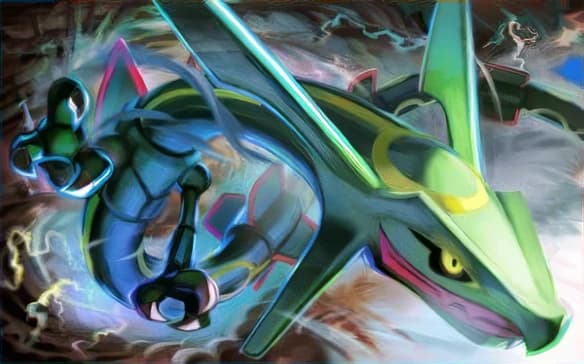 Rayquaza full art (Pokémon TCG Pocket)