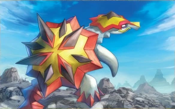 Turtonator full art (Pokémon TCG Pocket)