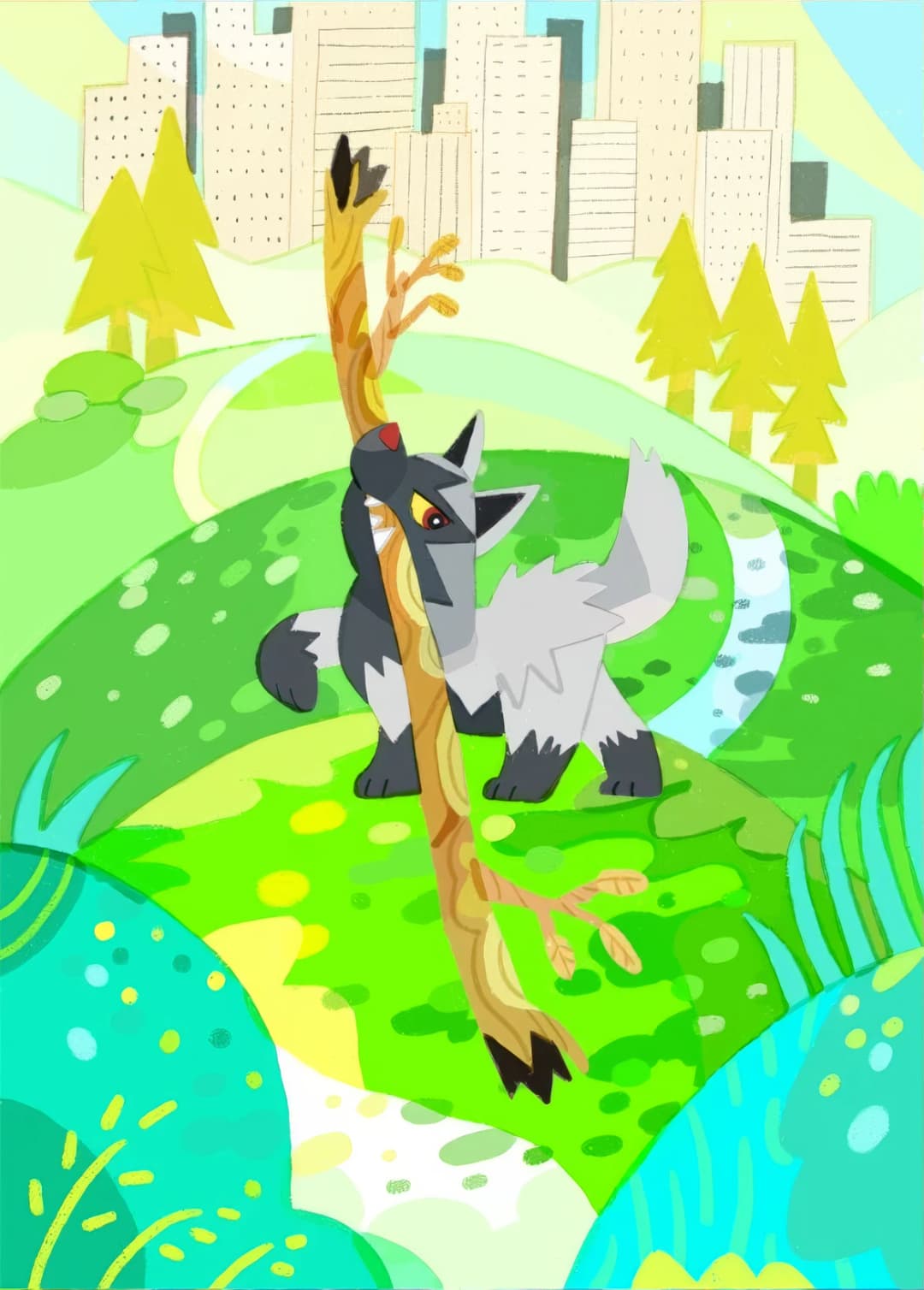 Poochyena full art (Pokémon TCG Pocket)