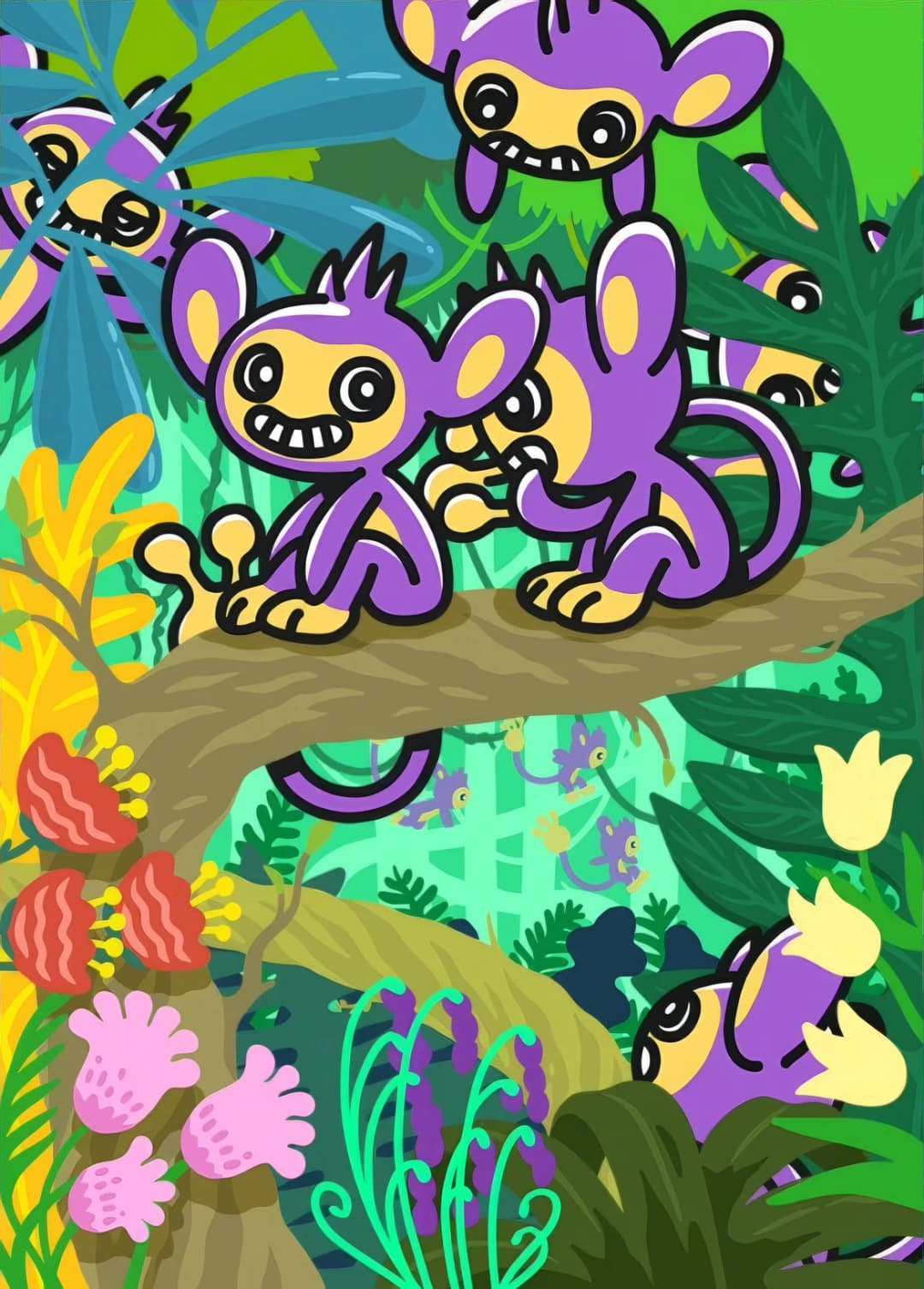 Aipom full art (Pokémon TCG Pocket)