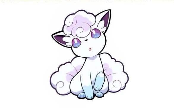 Alolan Vulpix full art (Pokémon TCG Pocket)