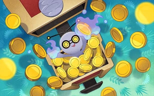 Gimmighoul full art (Pokémon TCG Pocket)