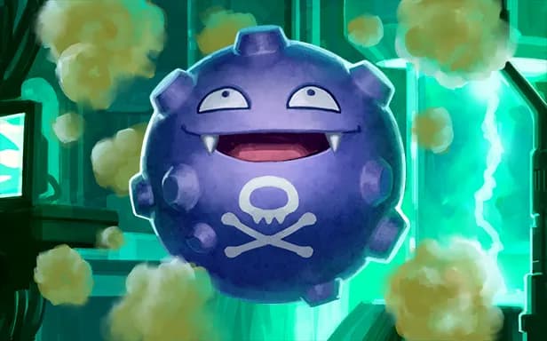 Team Rocket's Koffing full art (Pokémon TCG Pocket)
