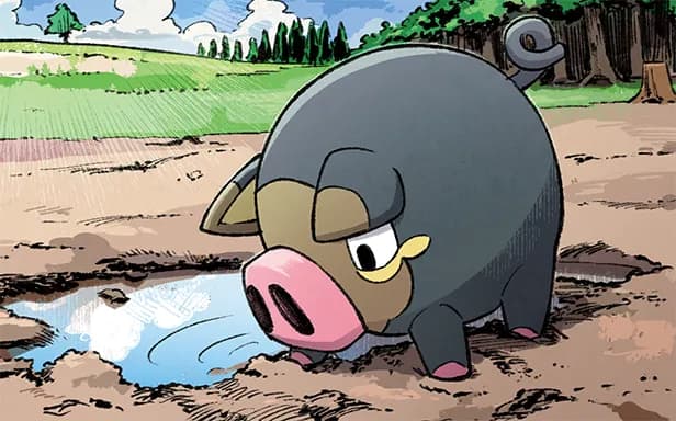 Lechonk full art (Pokémon TCG Pocket)