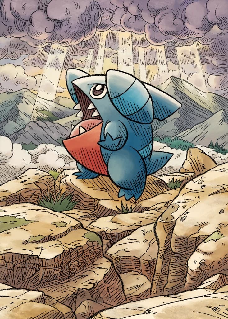 Gible full art (Pokémon TCG Pocket)