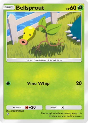 Bellsprout (Genetic Apex #18/226, 1-Diamond) | Pokmon TCG Pocket