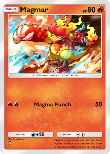Magmar (Genetic Apex #44/226, 1-Diamond) | Pokmon TCG Pocket Magmar (Genetic Apex #44/226, 1-Diamond) | Pokmon TCG Pocket