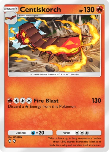 centiskorch pokemon card price Pokemon Darkness Ablaze Ultra Rare Holo Centiskorch VMAX #34 main image 1