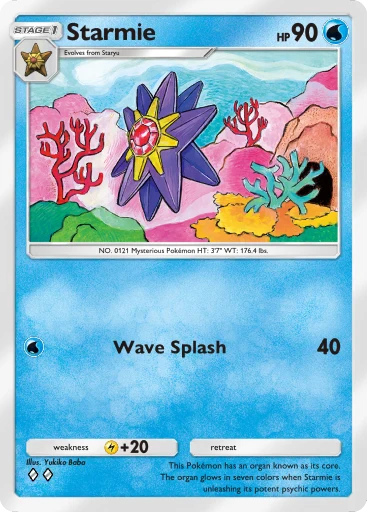 Starmie (#75, ♦️♦️, Genetic Apex) • Pokémon TCG Pocket