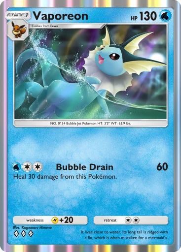 warzone rare calling cards Pokemon Legendary Collection - Dark Vaporeon - 009/110 main image 1