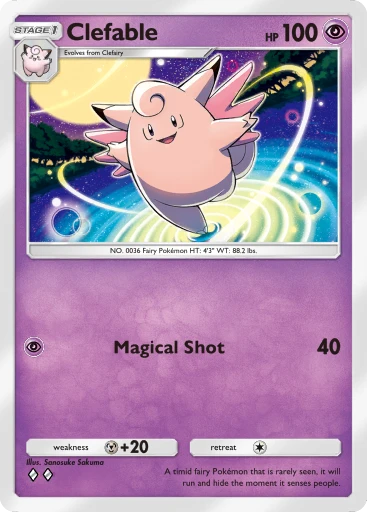 Clefable (Genetic Apex #114/226, 2-Diamonds) | Pokémon TCG Pocket