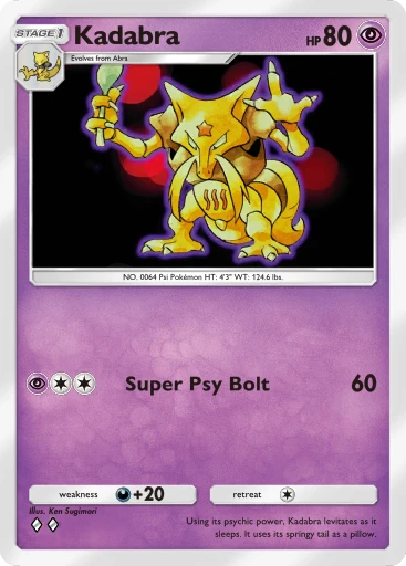 Kadabra (#30, ♦️♦️, Shining Revelry) • Pokémon TCG Pocket