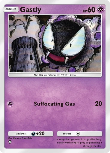 Gastly (#120, ♦️, Genetic Apex) • Pokémon TCG Pocket