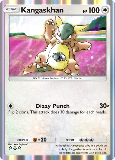 Kangaskhan - 3 - A1 - #203