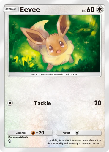 Eevee (#248, ⭐, Genetic Apex) • Pokémon TCG Pocket