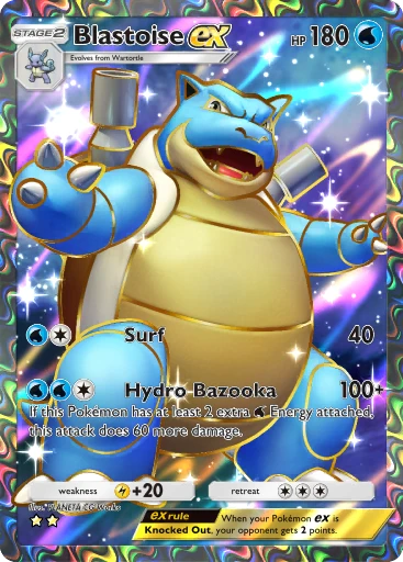 Blastoise (#55, ♦️♦️♦️, Genetic Apex) • Pokémon TCG Pocket