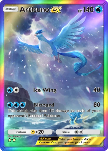 Articuno EX - 2-star - A1 - #275