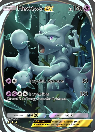 Mewtwo HP130 2022 Collectible Pokemon Trading Card No. 056
