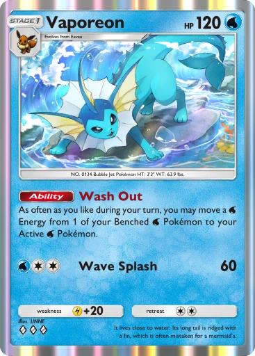 Vaporeon - 3 - A1a - #19
