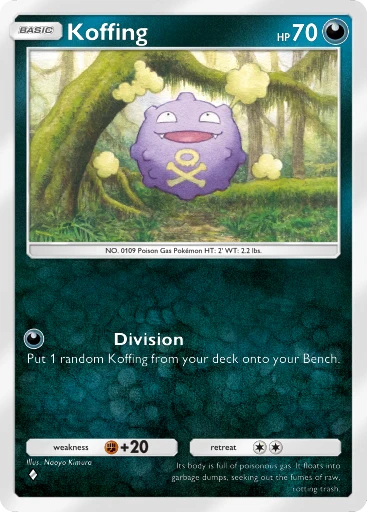 Koffing - 1 - A1a - #49
