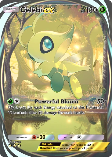 Celebi ex (#85, Mythical Island) • Pokémon TCG Pocket