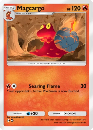 Magcargo マグカルゴ 英語版 ポケモンカード