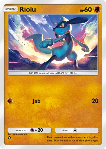 Riolu - 1 - A2 - #91