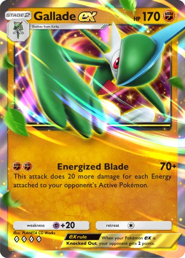 Gallade ex (#95, ♦️♦️♦️♦️, Space-Time Smackdown