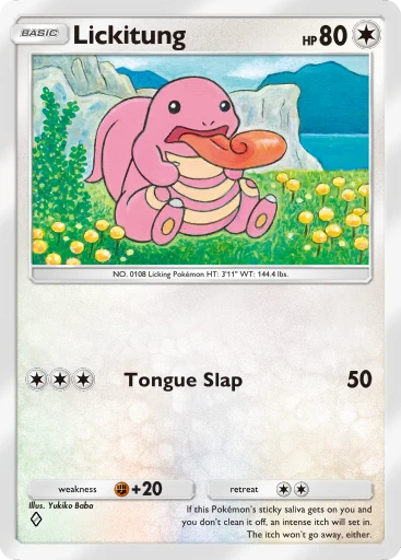 Lickitung (Space-Time Smackdown #124/208, 1-Diamond) | Pokmon TCG Pocket Lickitung (Space-Time Smackdown #124/208, 1-Diamond) | Pokmon TCG Pocket