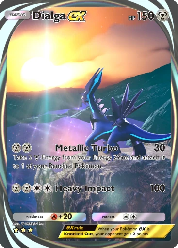 Dialga ex - 3-star - A2 - #205